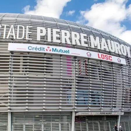 Studio Villeneuve Dascq Pres Stade Pierre Mauroy Apartmán Lezennes