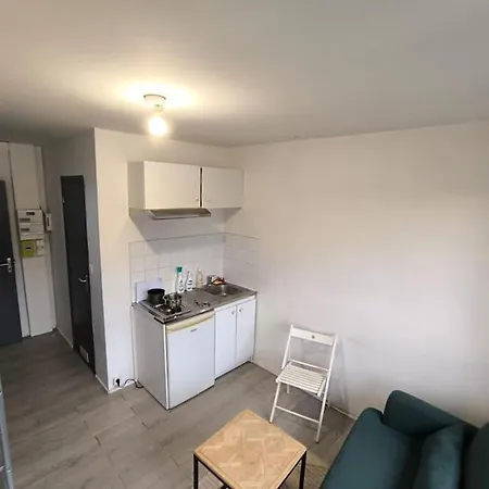 Studio Villeneuve Dascq Pres Stade Pierre Mauroy Apartmán Lezennes